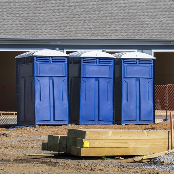 are there any restrictions on where i can place the porta potties during my rental period in West Mansfield